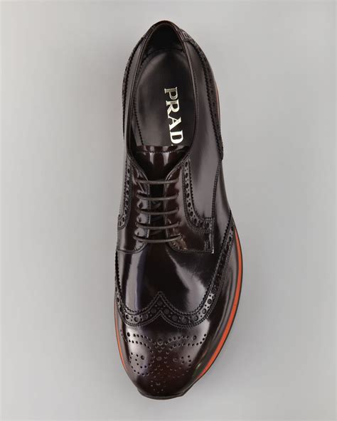 prada wingtip shoes|prada shoes for men.